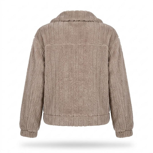 Allsaints Leather - Lolar | Fleece Button-Front Jacket Women