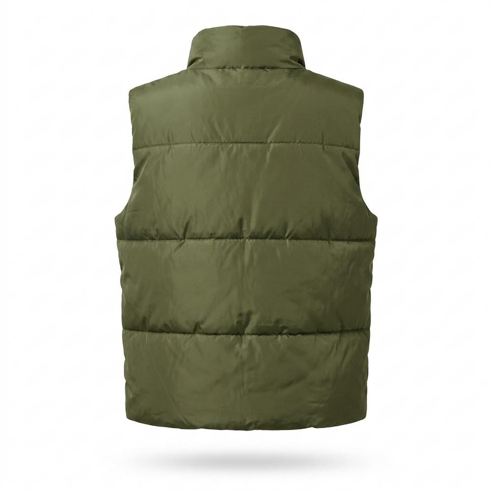 Allsaints Leather - Casol | Quilted Zip-Up Vest Women