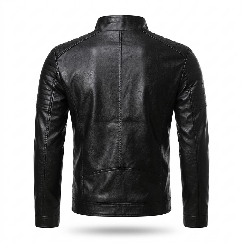 Allsaints Leather - Lehal | Quilted Slim-Fit Leather Jacket Men