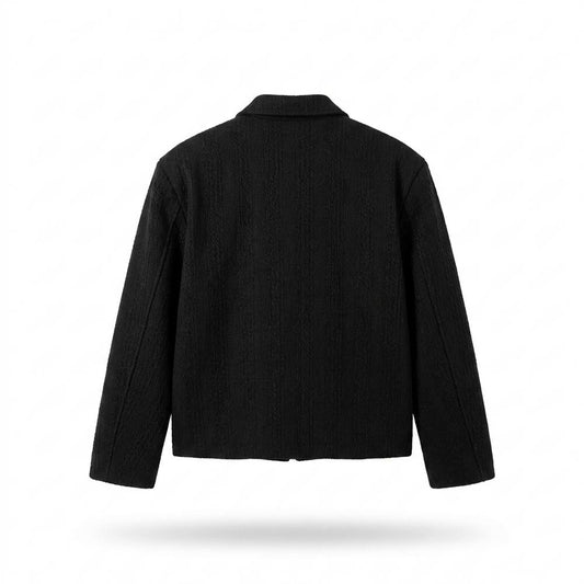 Allsaints Leather - Valan | Structured Embroidered Jacket Unisex