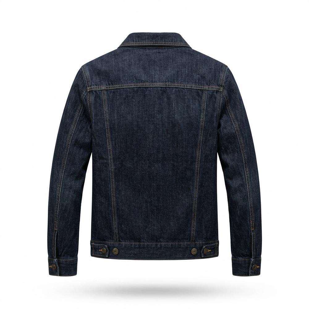 Allsaints Leather - Level | Button-Front Slim-Fit Denim Jacket Unisex