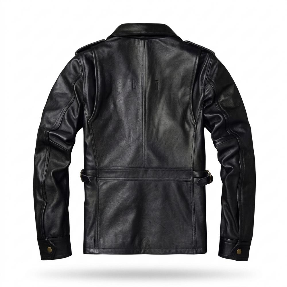 Allsaints Leather - Misud | Zip-Up Belted Leather Jacket Men