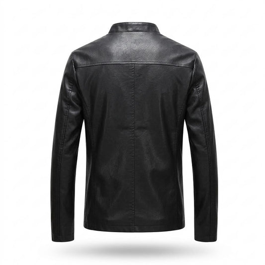 Allsaints Leather - Taven | Slim Fit Zip-Up Leather Jacket Men