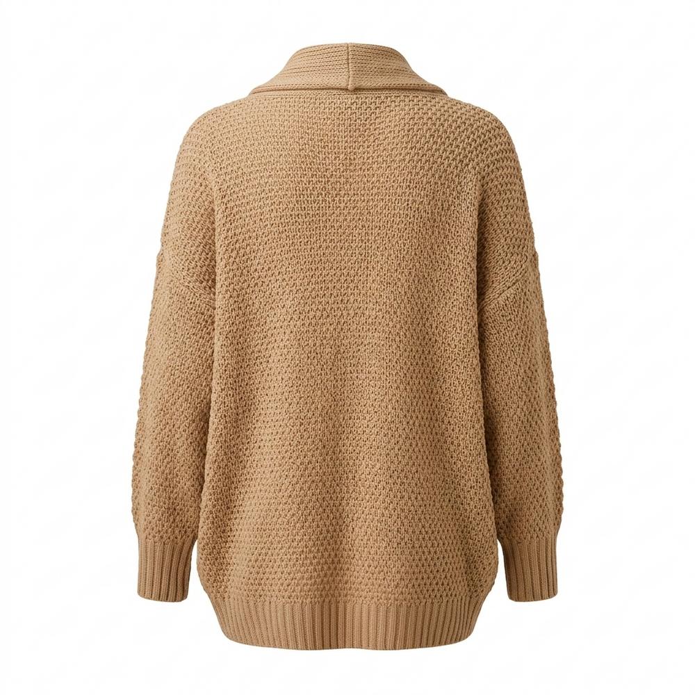 Allsaints Leather - Yozan | Textured Open-Front Knit Cardigan Women