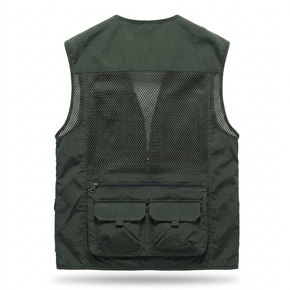 Allsaints Leather - Vedar | Multi-Pocket Quick-Drying Vest Men