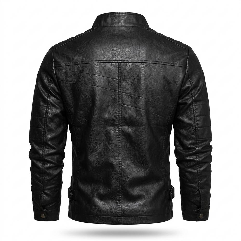 Allsaints Leather - Lotur | Zip-Up Quilted Leather Jacket Men