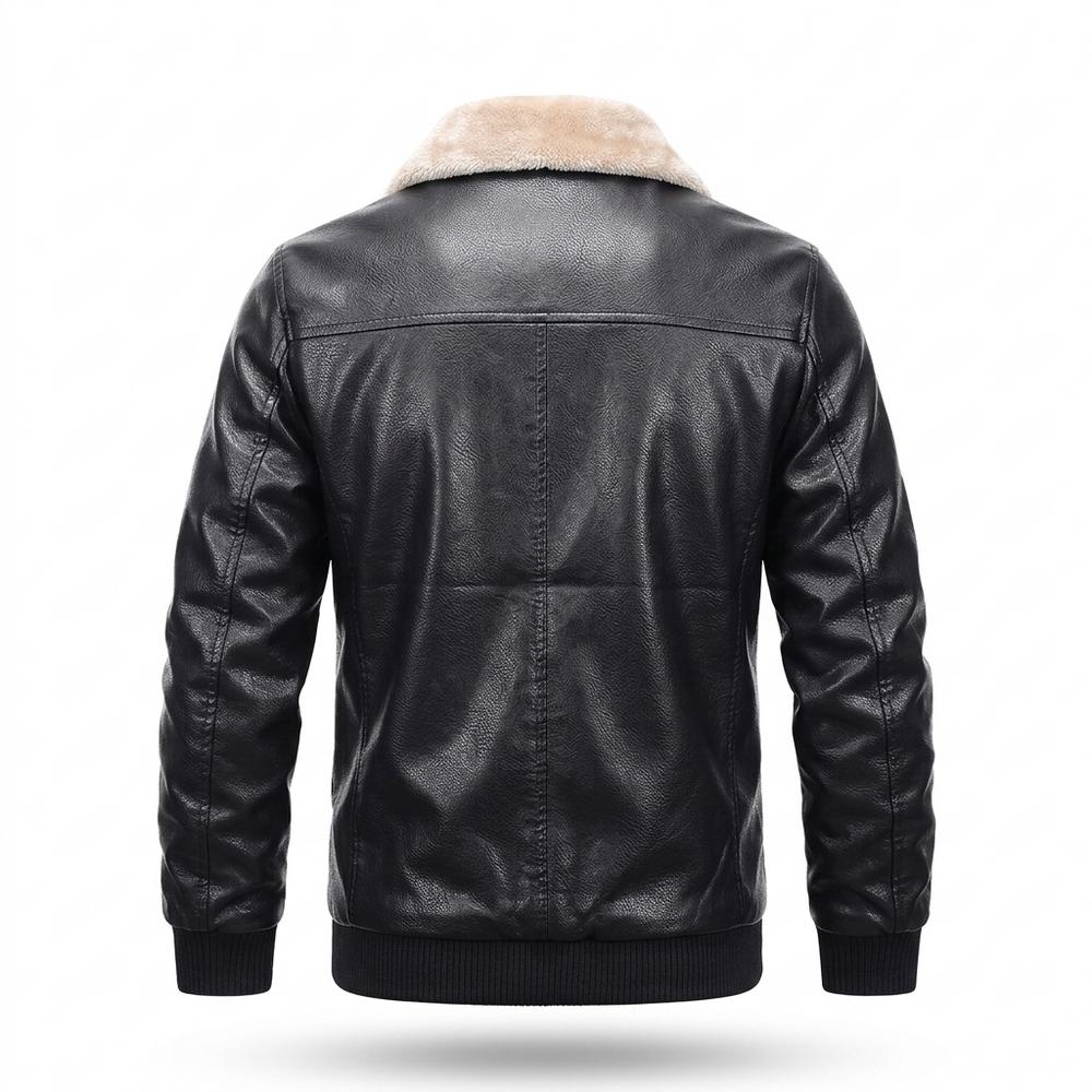 Allsaints Leather - Karen | Lined Zip-Up Leather Jacket Men