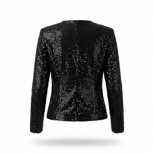 Allsaints Leather - Niram | Sequined Open-Front Blazer Women