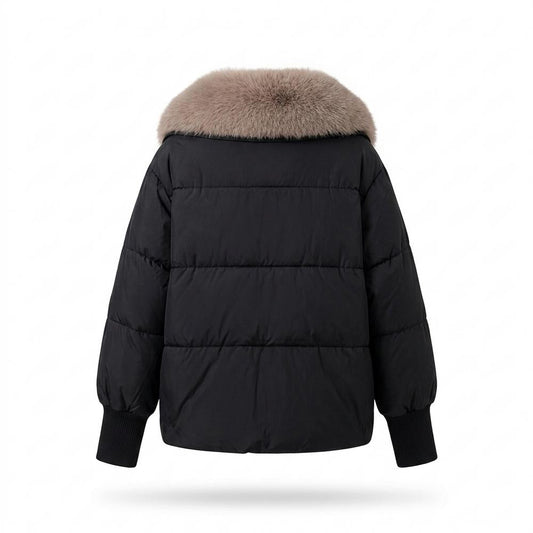 Allsaints Leather - Rasil | Padded Fur-Collared Jacket Women