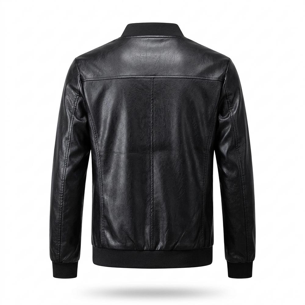 Allsaints Leather - Lyvan | Bomber-Style Zip-Up Leather Jacket Men