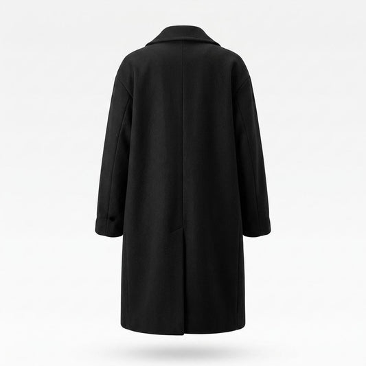 Allsaints Leather - Lodar | Longline Single-Breasted Coat Women