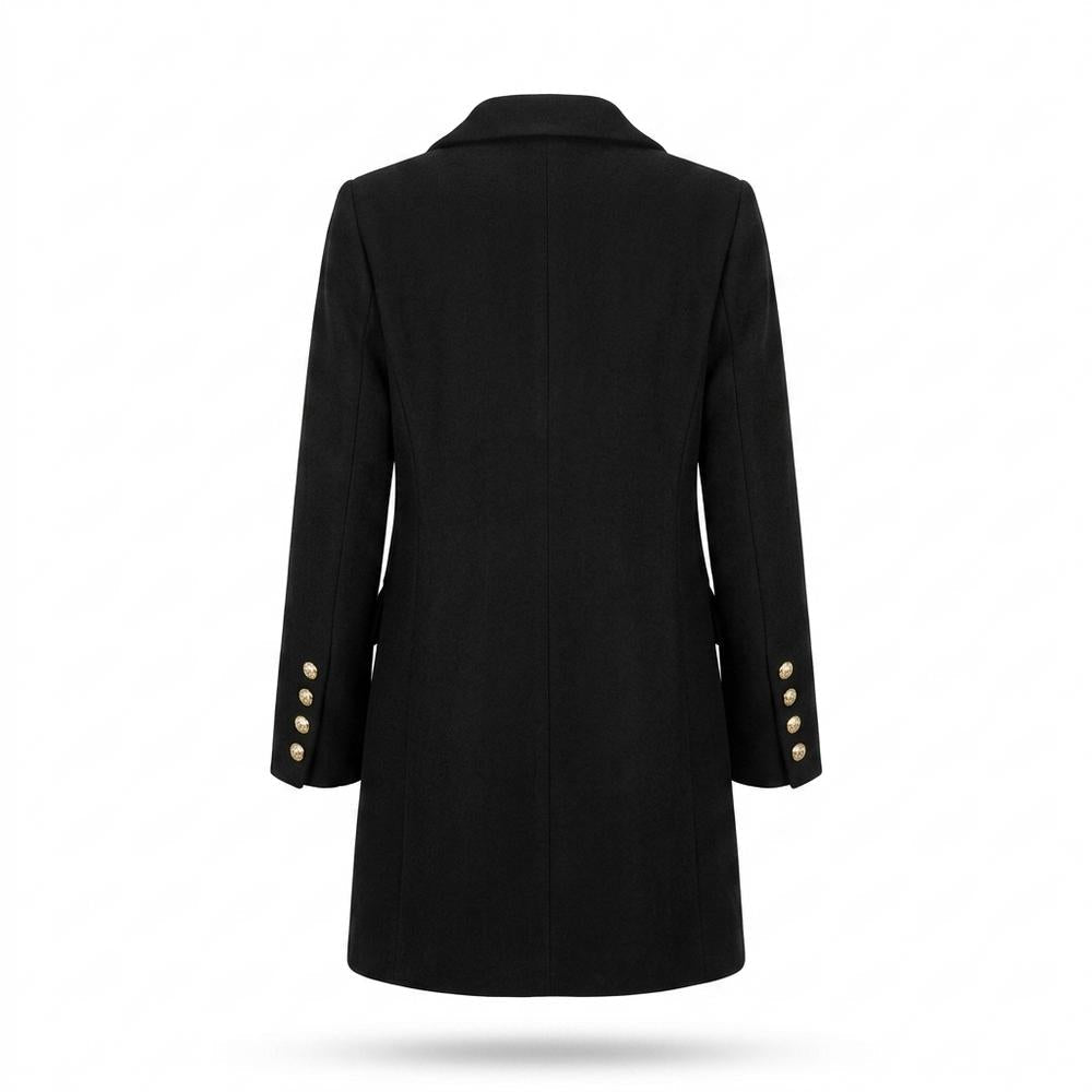 Allsaints Leather - Tivan | Double-Breasted Slim Fit Coat Women