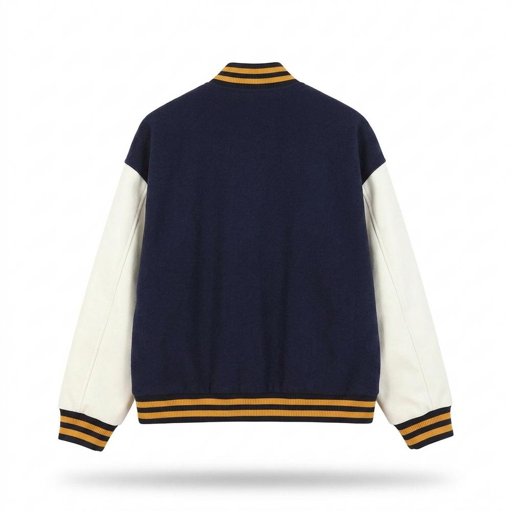 Allsaints Leather - Zepun | Embroidered Two-Tone Jacket Unisex