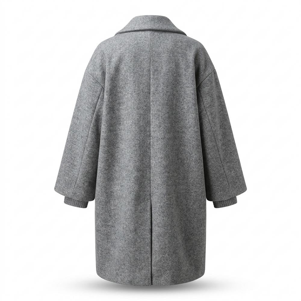 Allsaints Leather - Ritor | Heathered Single-Breasted Coat Women
