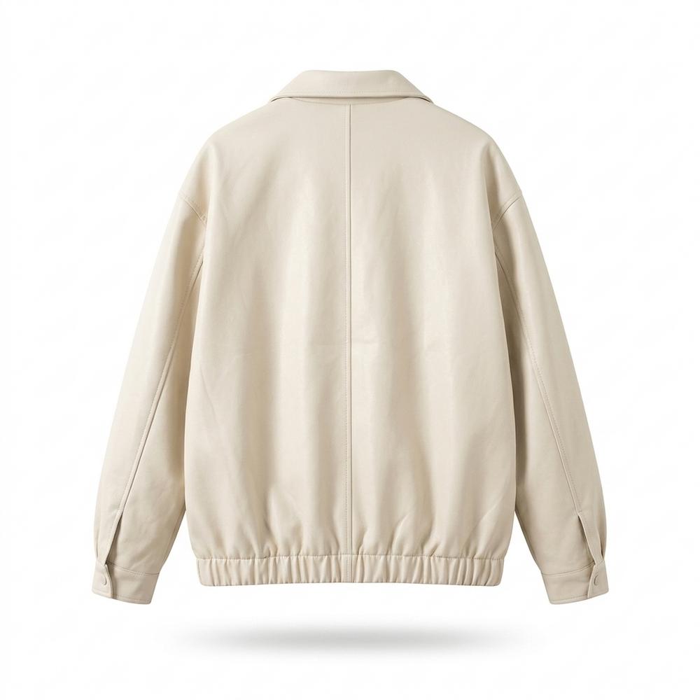 Allsaints Leather - Lesil | Zip-Up Relaxed-Fit Jacket Men