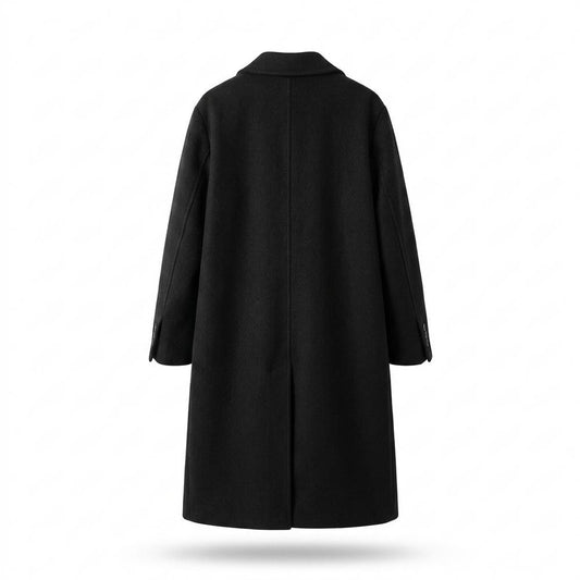 Allsaints Leather - Lyrel | Wool Single-Breasted Coat Men
