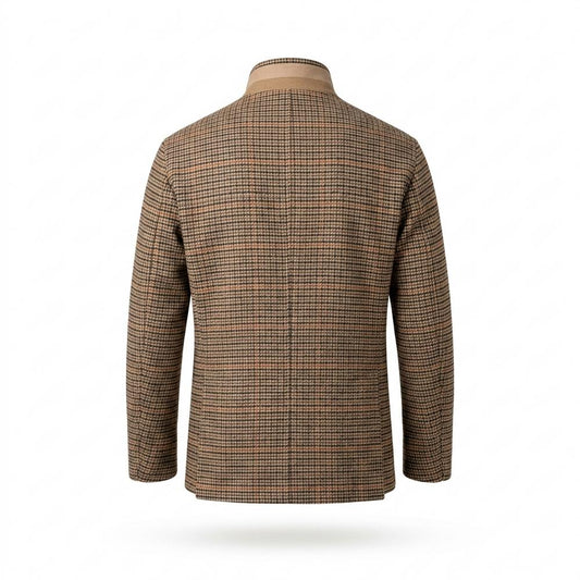 Allsaints Leather - Elken | Plaid Wool-Blend Jacket Men