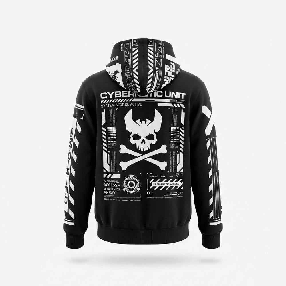 Allsaints Leather - Linus | Printed Zip-Up Hoodie Unisex
