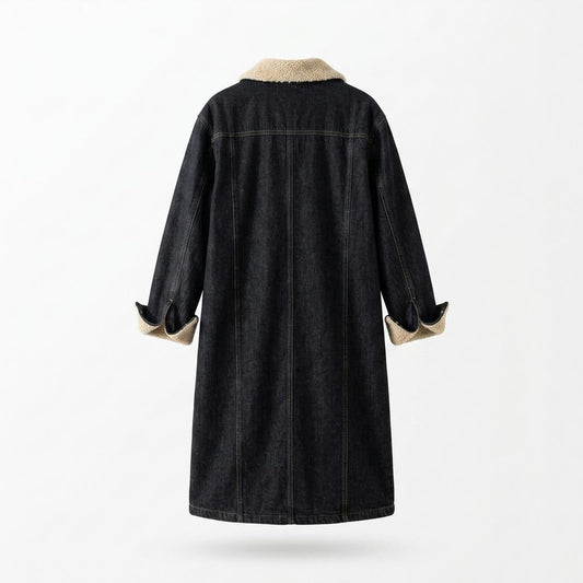 Allsaints Leather - Lomin | Sherpa-Lined Longline Coat Women