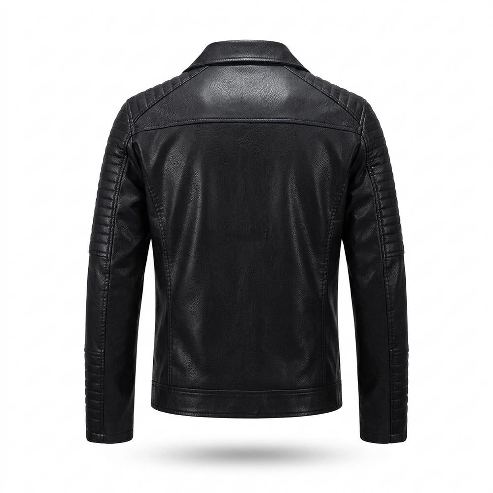 Allsaints Leather - Sesan | Quilted Asymmetrical Leather Jacket Men