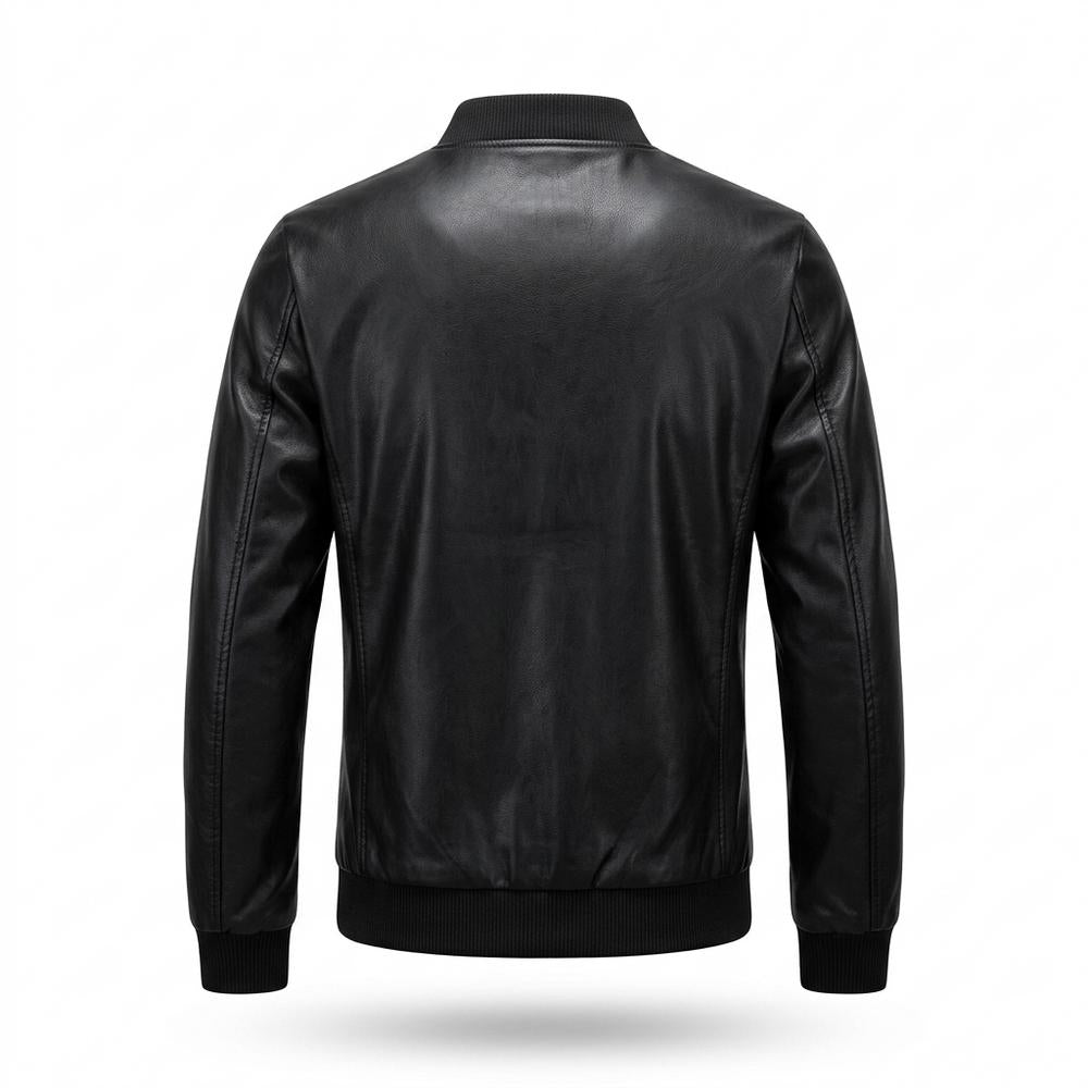 Allsaints Leather - Vutod | Zip-Up Slim Fit Leather Jacket Men