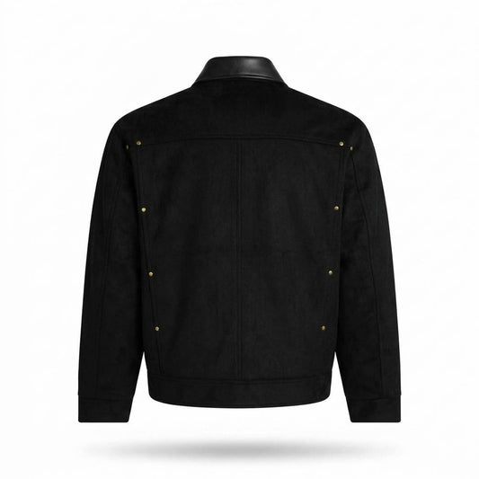 Allsaints Leather - Lomir | Clasp-Closure Leather-Collar Jacket Men