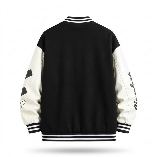 Allsaints Leather - Marel | Embroidered Snap-Button Jacket Unisex