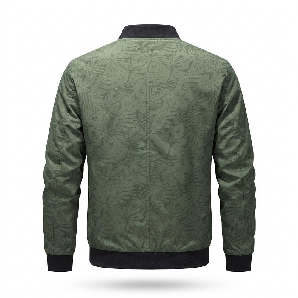 Allsaints Leather - Risil | Patterned Ribbed Jacket Men