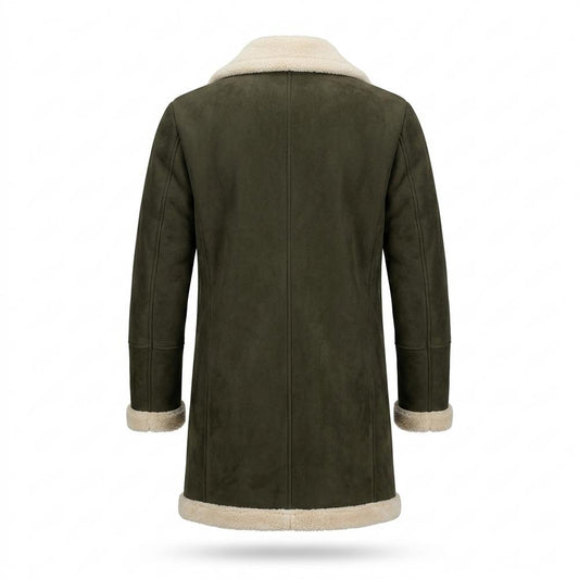 Allsaints Leather - Sewam | Double-Breasted Shearling-Lined Coat Men