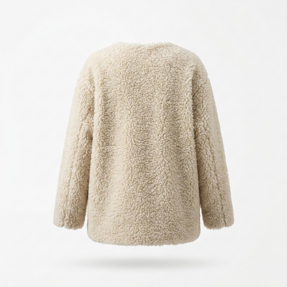 Allsaints Leather - Laser | Fleece Button-Front Jacket Women