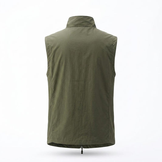 Allsaints Leather - Zesev | Zip-Up Lightweight Vest Men