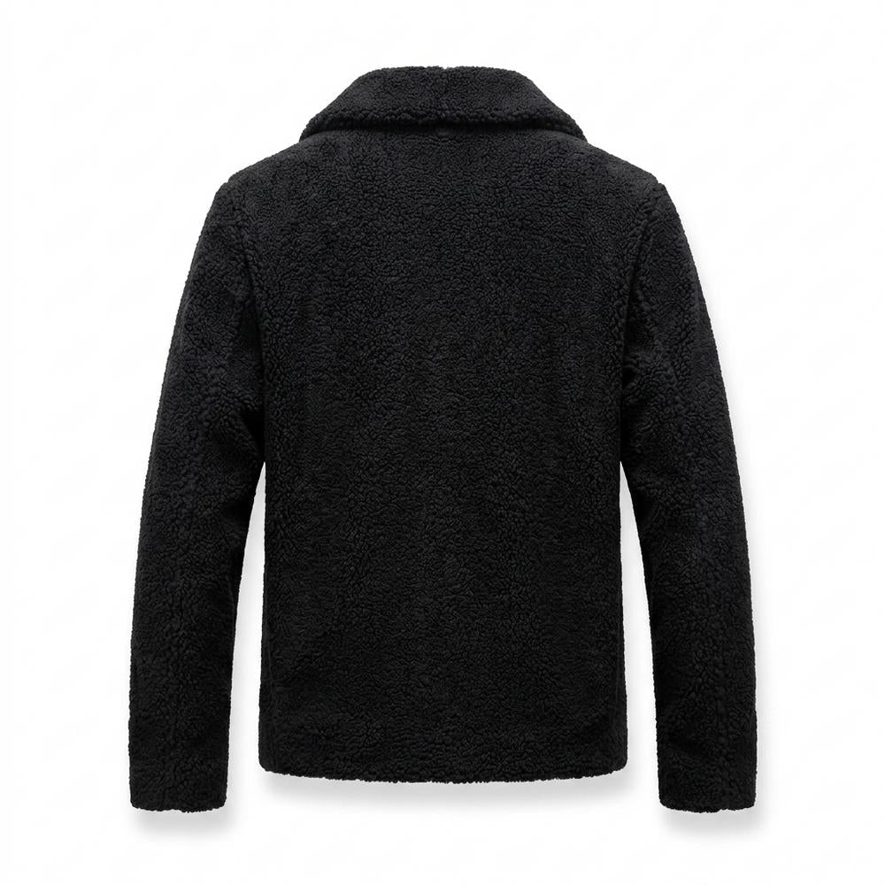 Allsaints Leather - Loram | Sherpa Button-Up Jacket Men