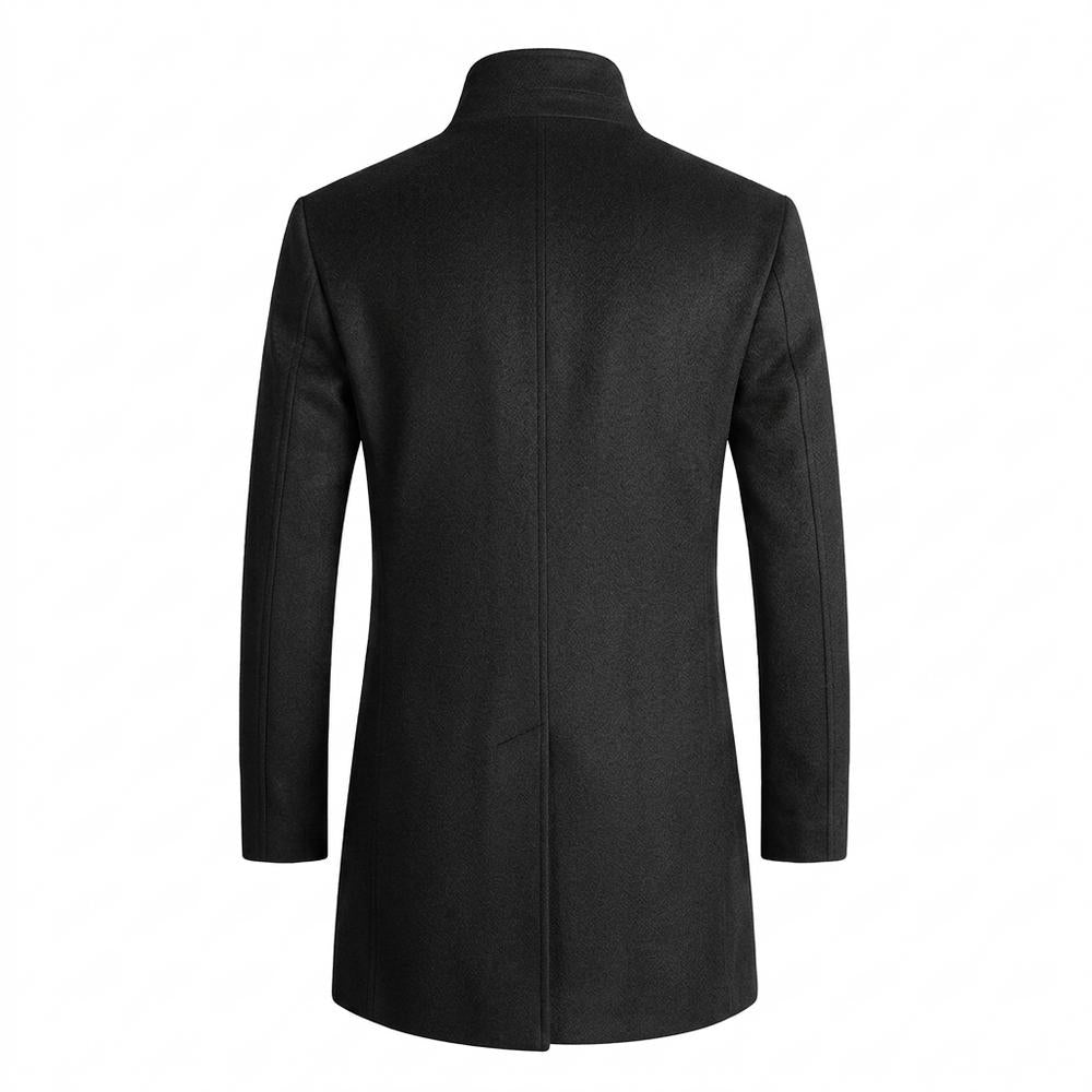 Allsaints Leather - Dupom | Single-Breasted Tailored Coat Men