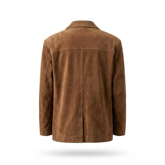 Allsaints Leather - Vamor | Suede Three-Button Blazer Men