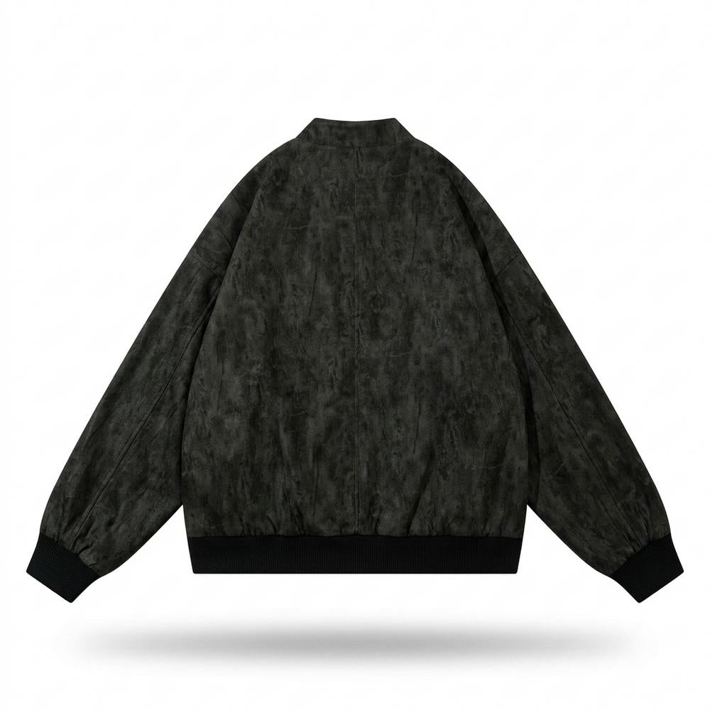 Allsaints Leather - Sedar | Printed Zip-Up Jacket Unisex