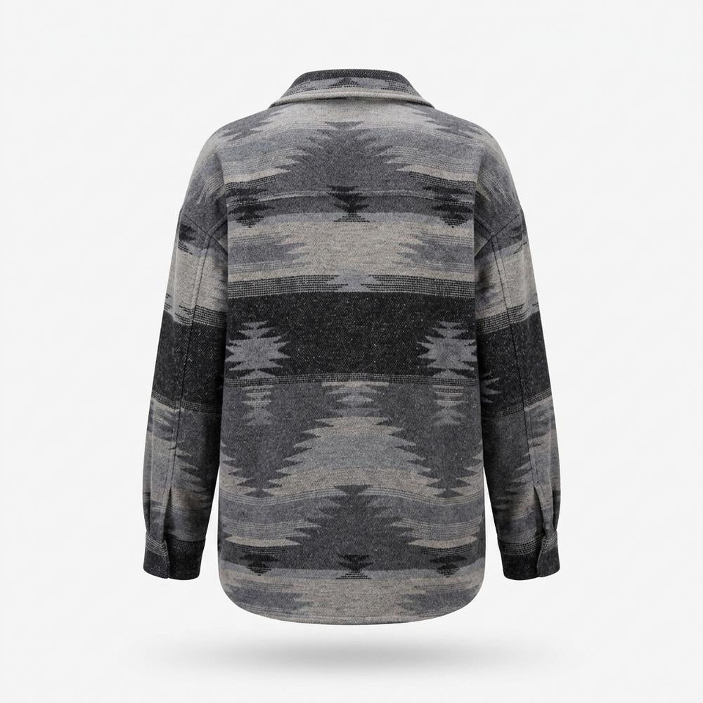 Allsaints Leather - Yorev | Patterned Button-Down Jacket Women