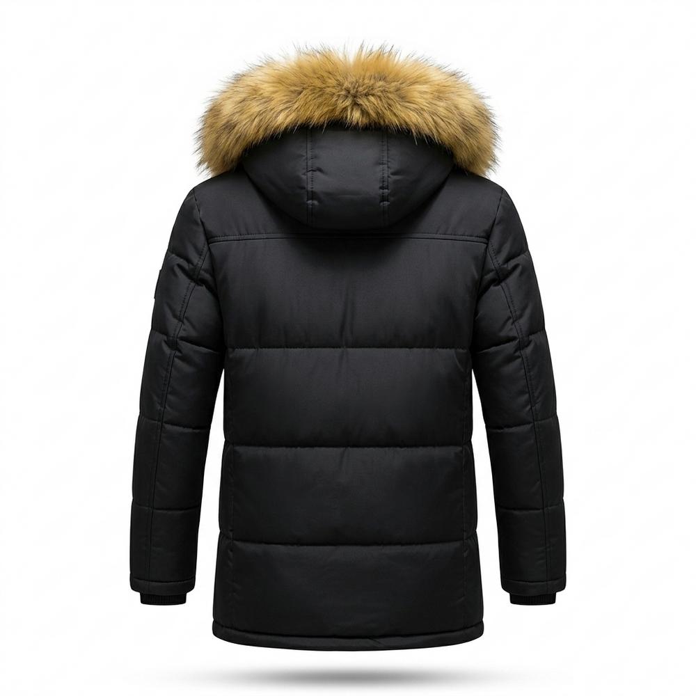 Allsaints Leather - Semor | Fur-Trimmed Quilted Parka Men