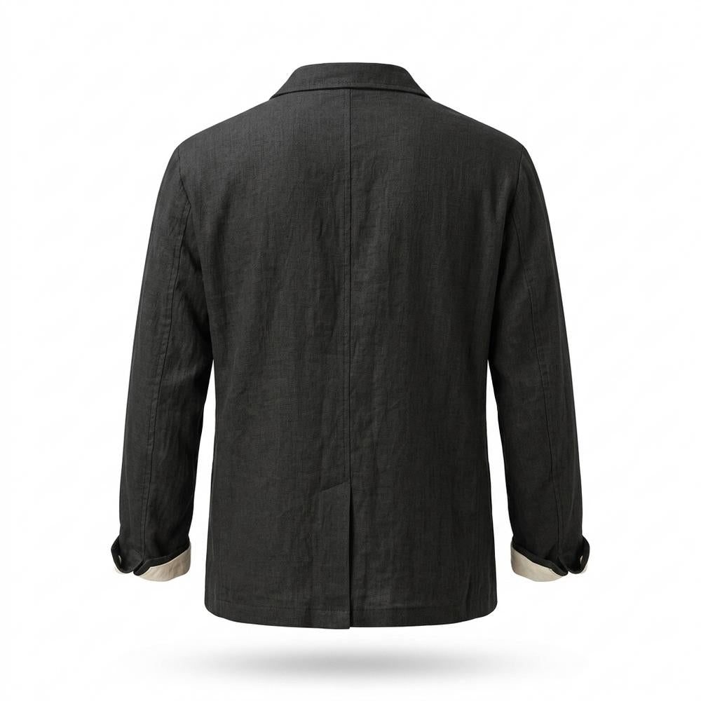 Allsaints Leather - Ellom | Cotton-Blend Three-Button Blazer Men