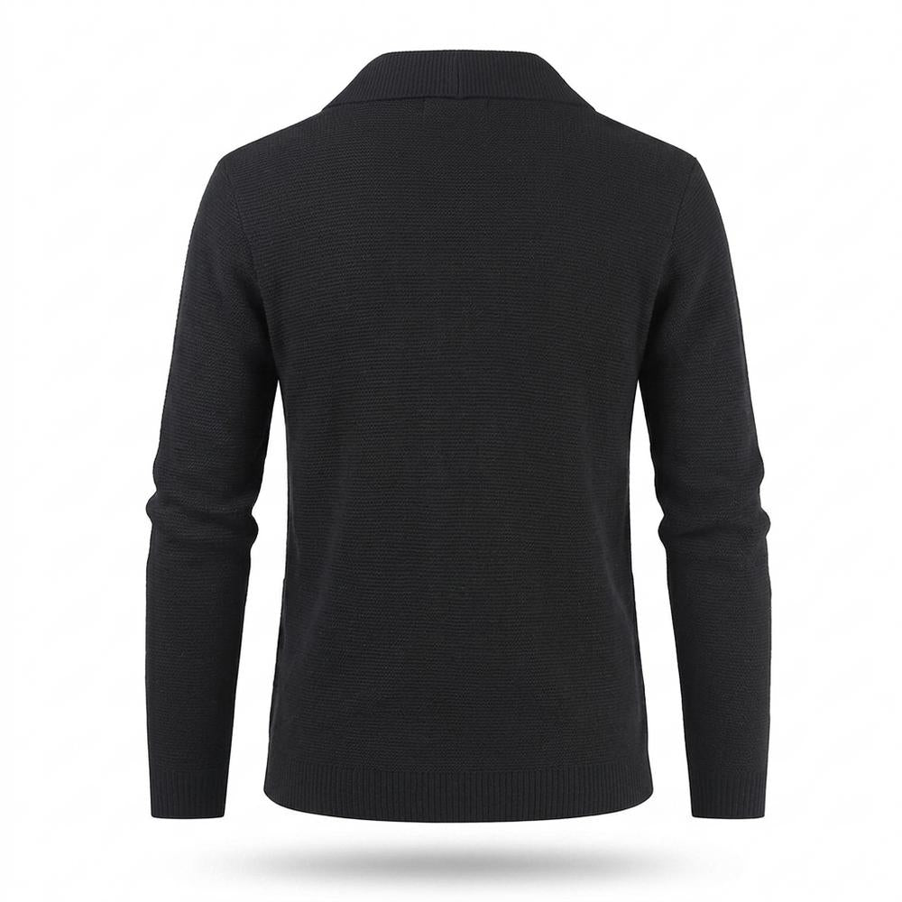 Allsaints Leather - Lazan | Structured Buttoned Knit Cardigan Men