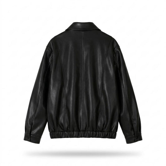 Allsaints Leather - Dakod | Zip-Up Relaxed-Fit Leather Jacket Unisex