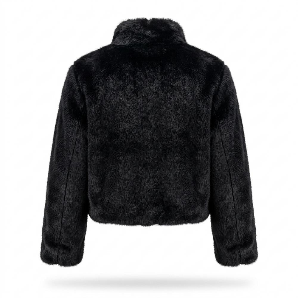 Allsaints Leather - Miver | Faux Fur Zip-Up Jacket Women