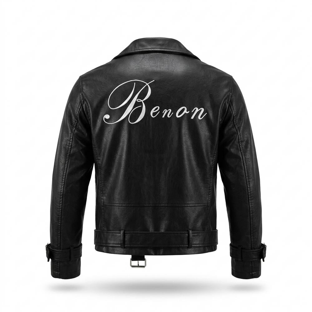 Allsaints Leather - Lemar | Zippered Belted Leather Jacket Men