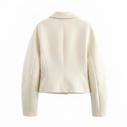 Allsaints Leather - Vevan | Cropped Single-Breasted Blazer Women