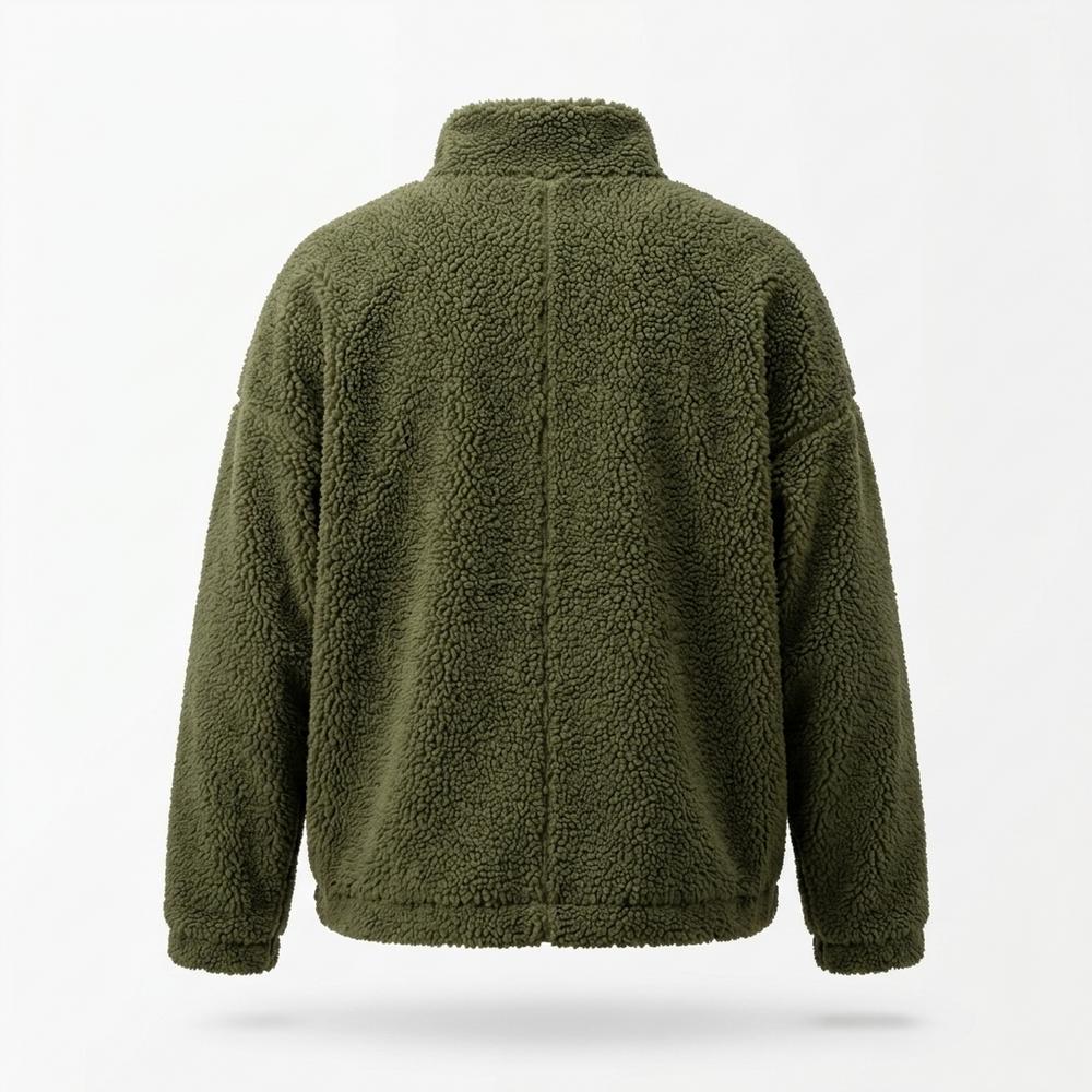 Allsaints Leather - Zemor | Fleece Zip-Up Jacket Men