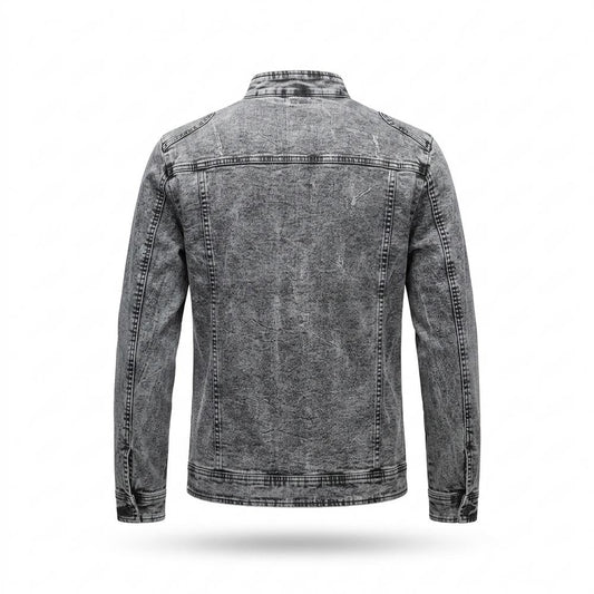 Allsaints Leather - Karal | Washed Zip-Up Jacket Men