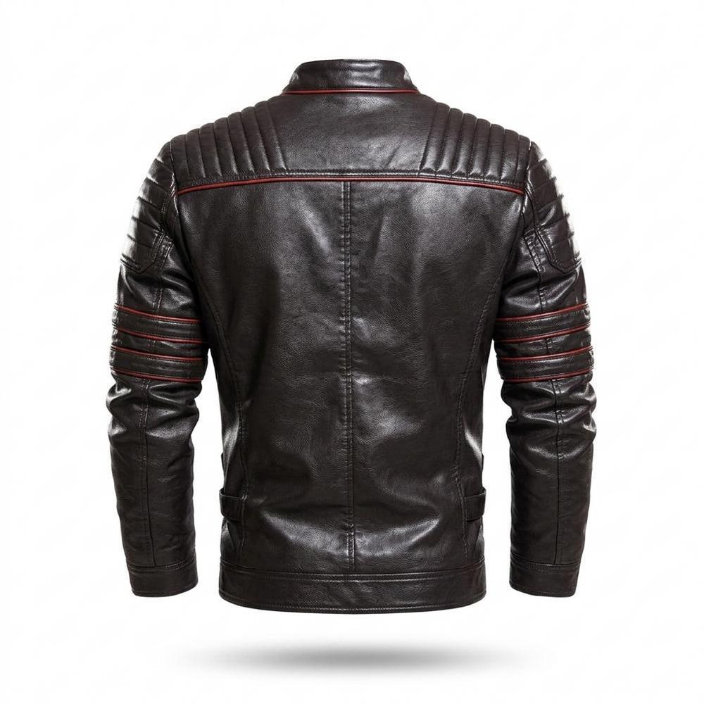 Allsaints Leather - Lolil | Quilted Fitted Leather Jacket Men