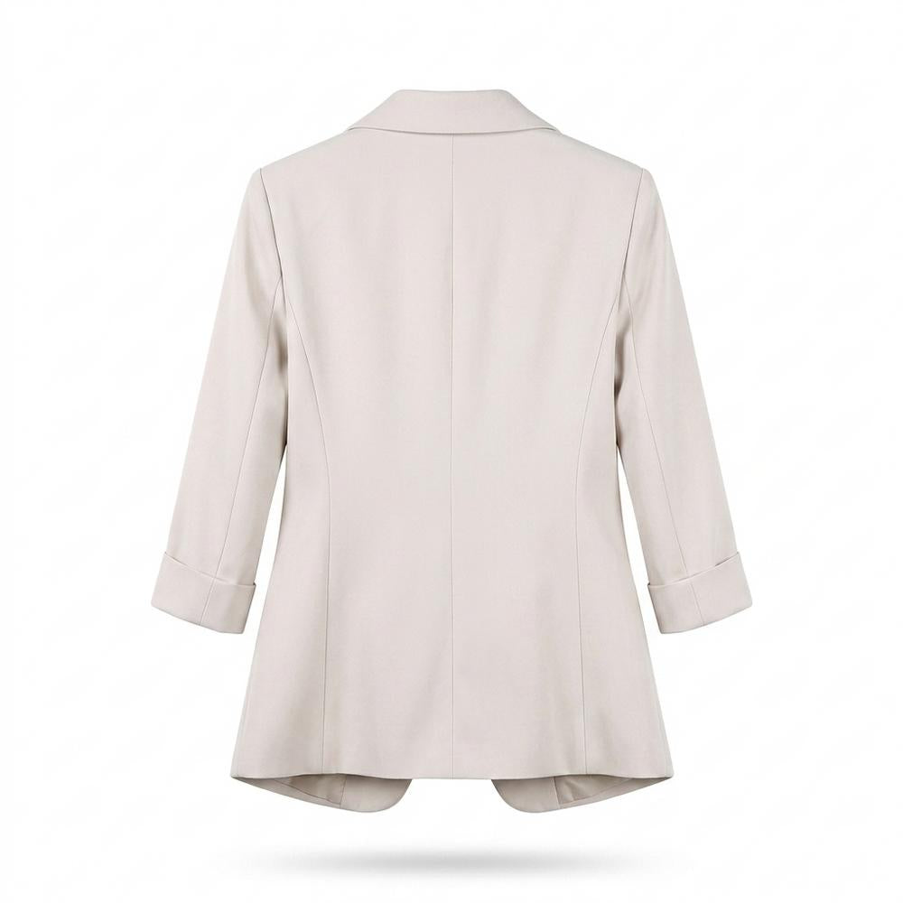 Allsaints Leather - Lonor | Single-Breasted Three-Quarter Sleeve Blazer Women