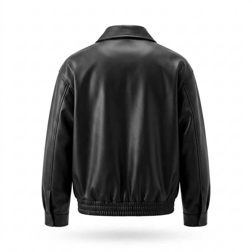 Allsaints Leather - Cuser | Zip-Up Relaxed-Fit Leather Jacket Unisex