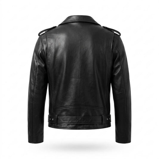 Allsaints Leather - Vimir | Asymmetrical Belted Leather Jacket Men