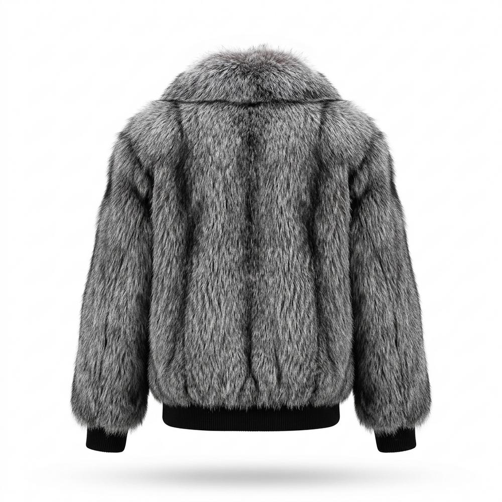 Allsaints Leather - Milor | Long-Haired Wide-Collared Jacket Men